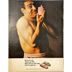 Phase III Deodorant Soap Bar "Creme for soft skin" Vintage Print Ad 1968